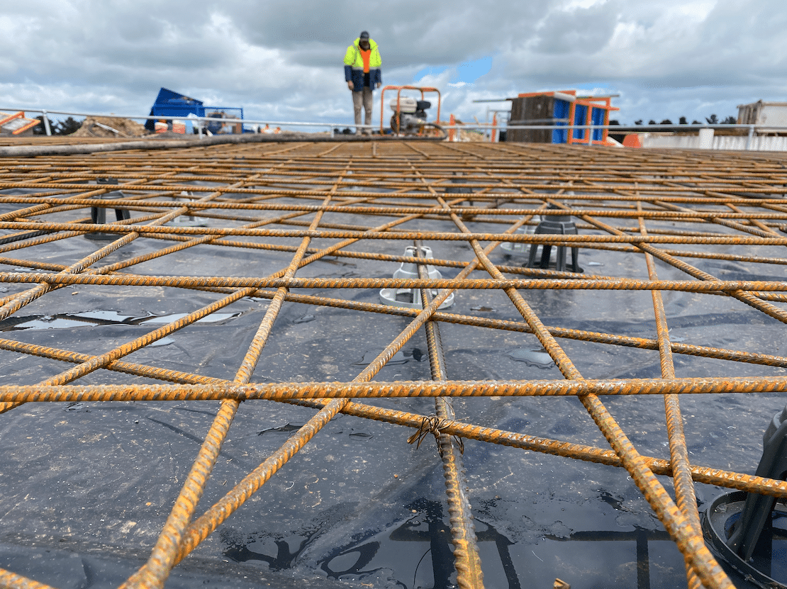 concrete tank roof mesh